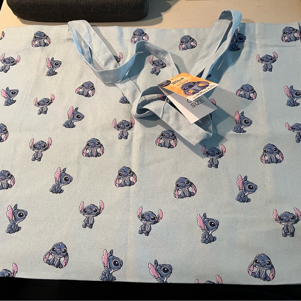 Primark Blue Stitch Tote Bag
